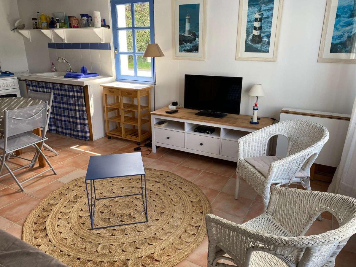 Maison Cosy 1 Chambre Avec Jardin, A 200M De La Plage Des Grands Sables - Fr-1-418-163 Locmaria Luaran gambar